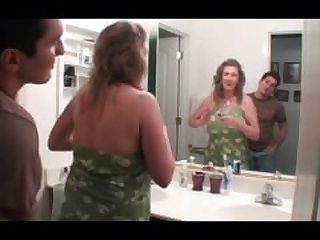 GRANNY AND YOUNGER BOY