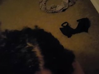 Cum on NY latina face