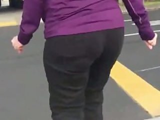 Follow that GILF Ass Walk 1
