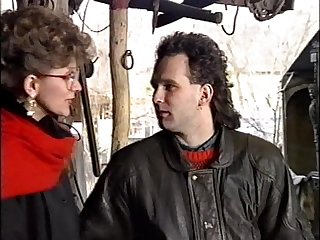 Milf in glasses gets some man meat