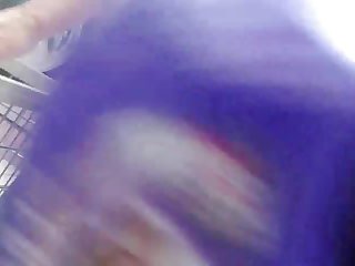 Mature latina at laundromat