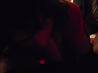 Sub in threesome, she likes cock in her