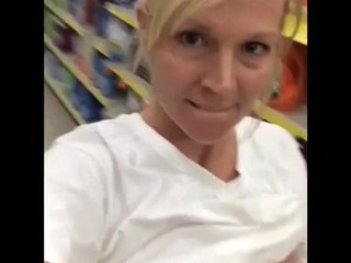 Sexy Milf Supermarket Flash