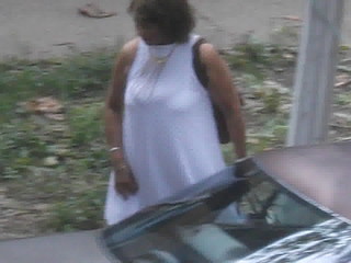 Mature Latina GILF See Through Dress